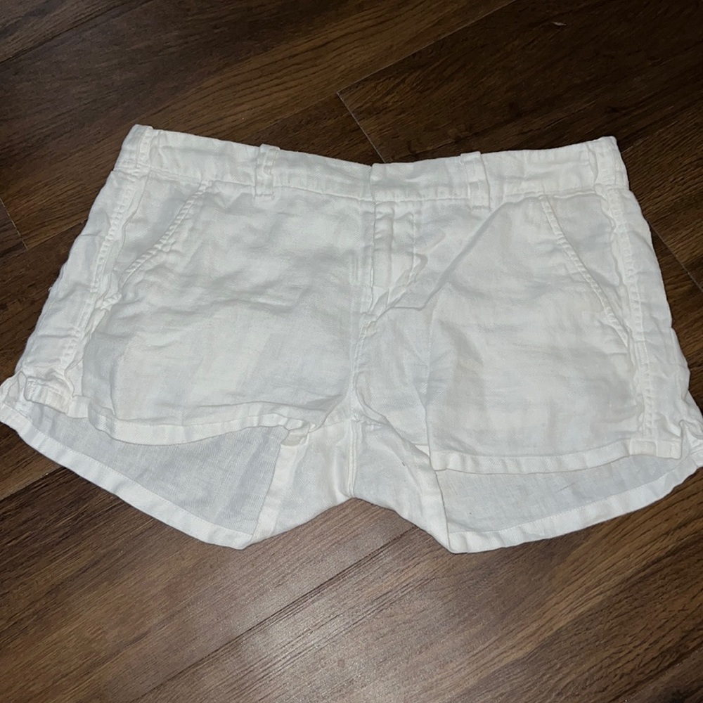 Size 8 Joie white shorts
